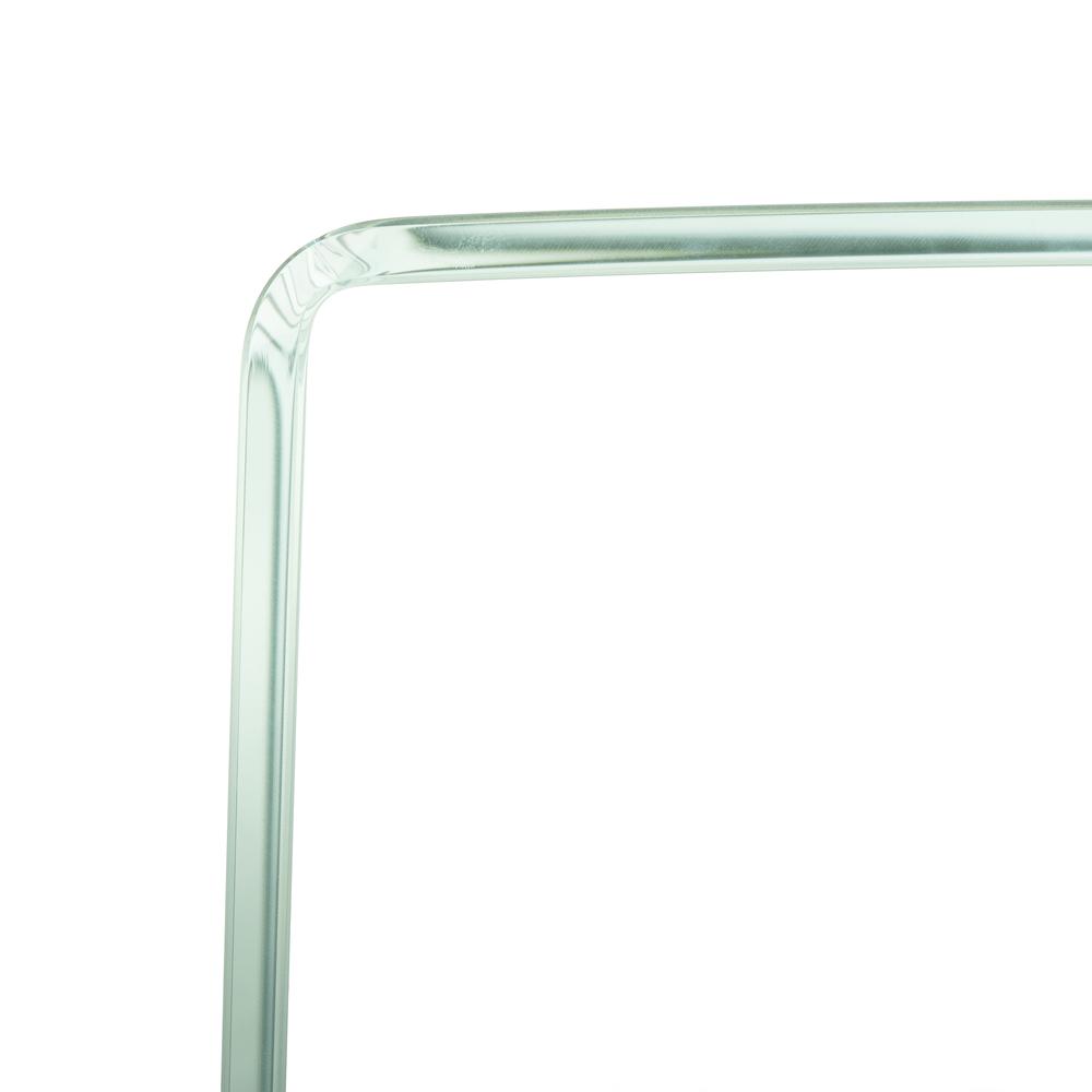 Crysta Ombre Glass Console Table, Clear/Blue. Picture 5