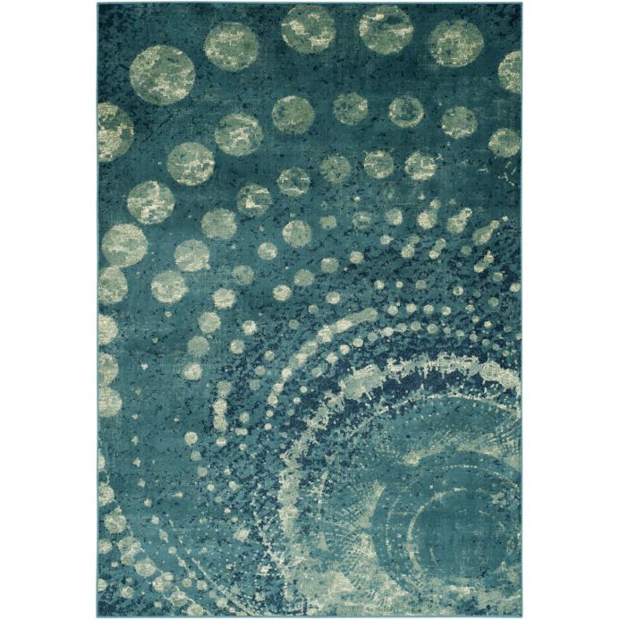 CONSTELLATION VINTAGE, TURQUOISE/MULTI, 8'-10" X 12'-2", Area Rug, CNV749-2224-9. Picture 1