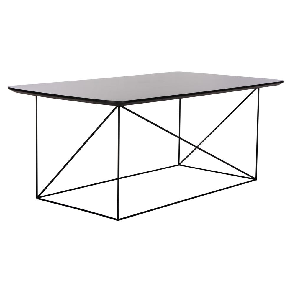 Rylee Rectangle Coffee Table, Grey/Black. Picture 6