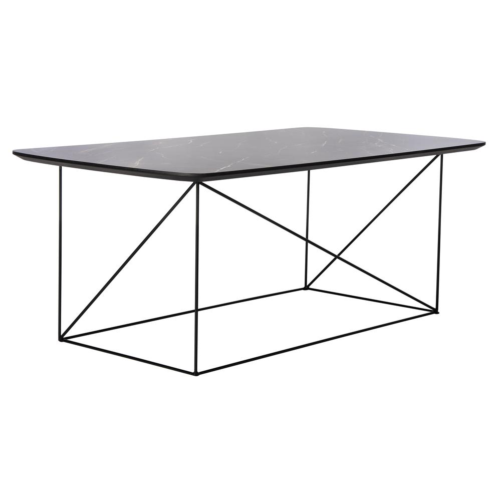Rylee Rectangle Coffee Table, Dark Grey/Black. Picture 6