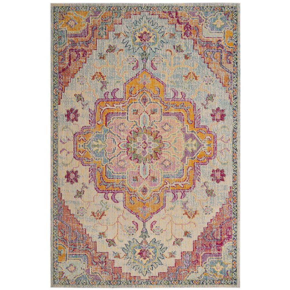 CRYSTAL, LIGHT BLUE / FUCHSIA, 5' X 8', Area Rug, CRS501B-5. Picture 1