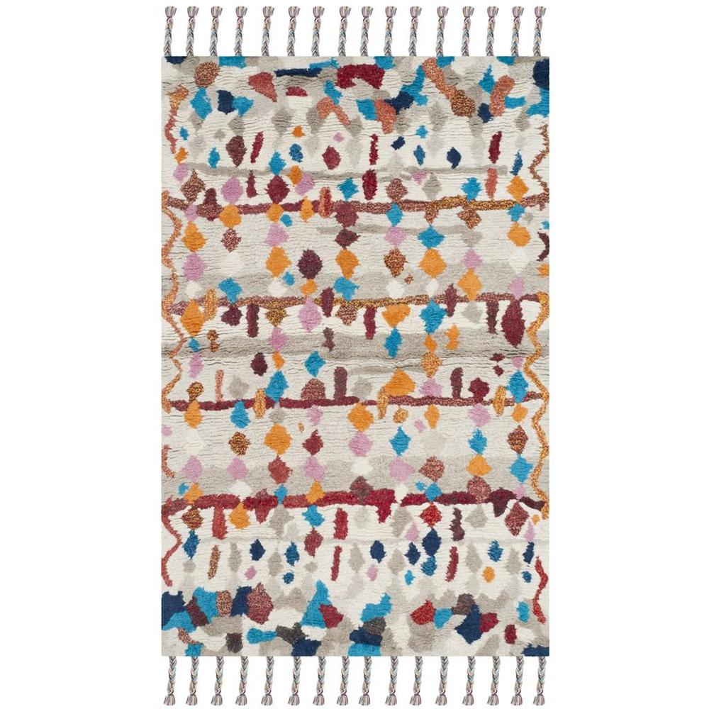 CASABLANCA, IVORY / MULTI, 4' X 6', Area Rug, CSB216A-4. Picture 1