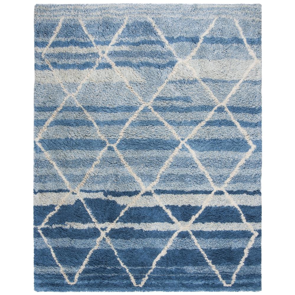 CASABLANCA, BLUE / IVORY, 8' X 10', Area Rug, CSB250M-8. Picture 1