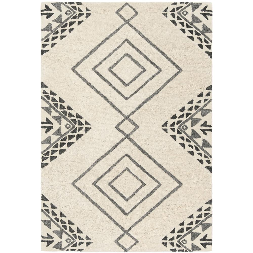 CASABLANCA, IVORY / GREY, 4' X 6', Area Rug, CSB301A-4. Picture 1