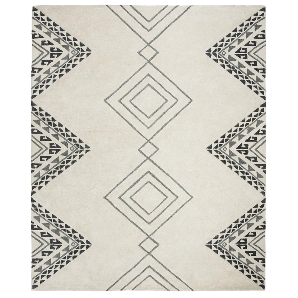 CASABLANCA, IVORY / GREY, 8' X 10', Area Rug, CSB301A-8. Picture 1