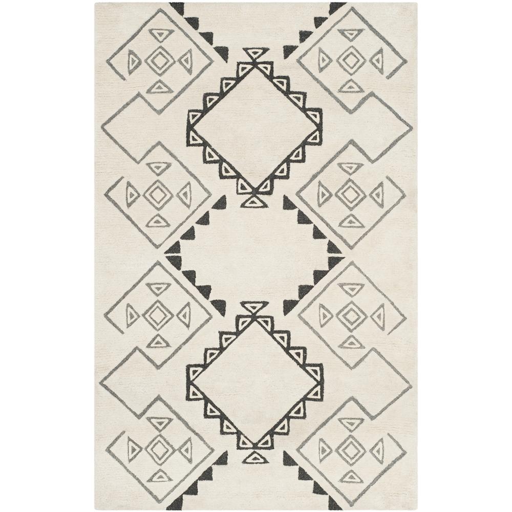 CASABLANCA, IVORY / GREY, 5' X 8', Area Rug, CSB303A-5. Picture 1