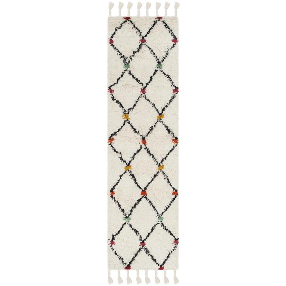 CASABLANCA, IVORY / MULTI, 2'-3" X 8', Area Rug, CSB728A-28. Picture 1
