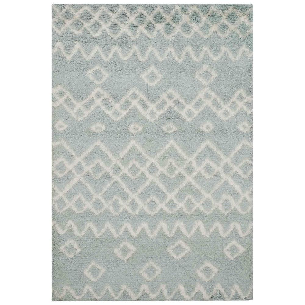 CASABLANCA, BLUE / IVORY, 4' X 6', Area Rug, CSB806B-4. Picture 1