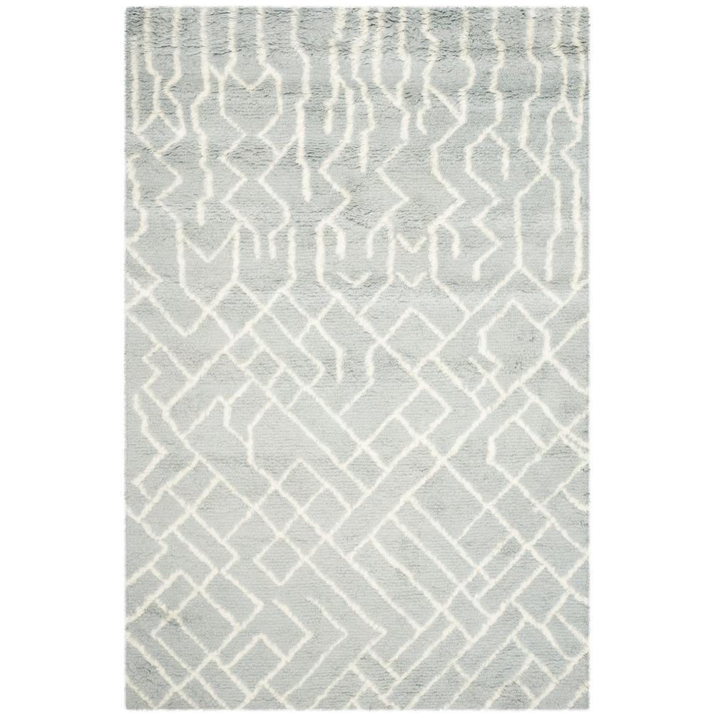 CASABLANCA, BLUE / IVORY, 4' X 6', Area Rug, CSB810A-4. Picture 1