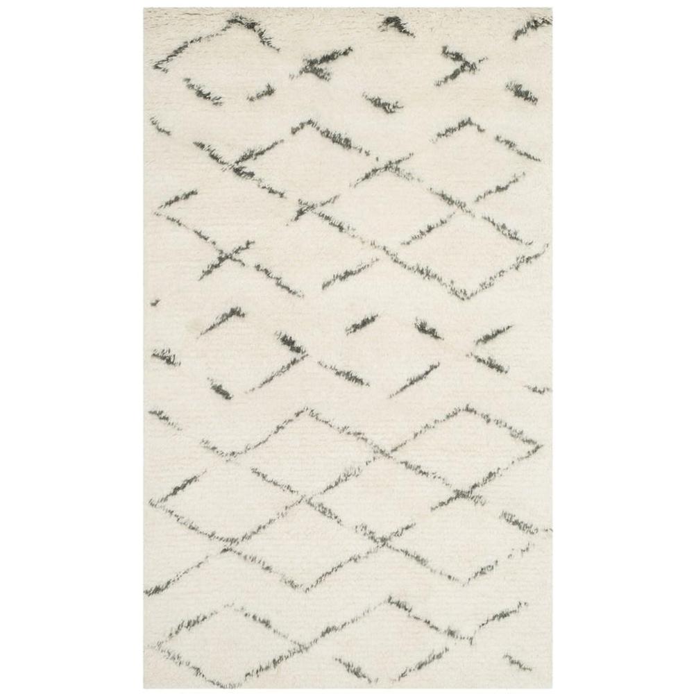 CASABLANCA, IVORY / GREY, 3' X 5', Area Rug, CSB847B-3. Picture 1
