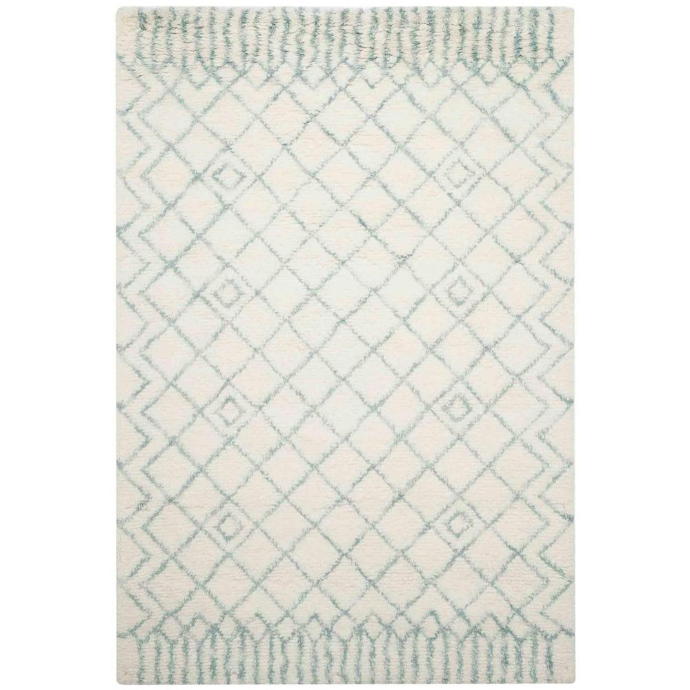 CASABLANCA, IVORY / BLUE, 6' X 9', Area Rug, CSB894D-6. Picture 1