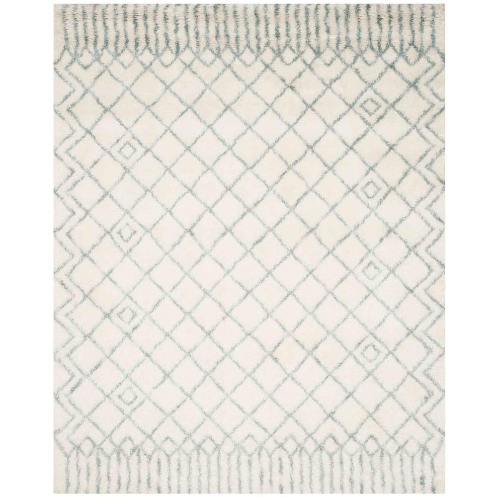 CASABLANCA, IVORY / BLUE, 8' X 10', Area Rug, CSB894D-8. Picture 1