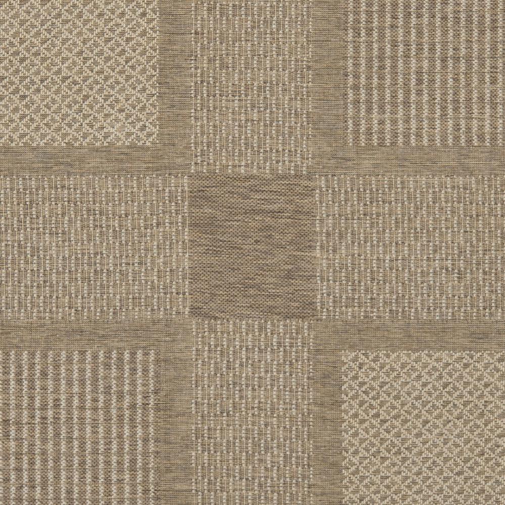 COURTYARD, BROWN / NATURAL, 6'-7" X 6'-7" Square, Area Rug, CY1928-3009-7SQ. Picture 2