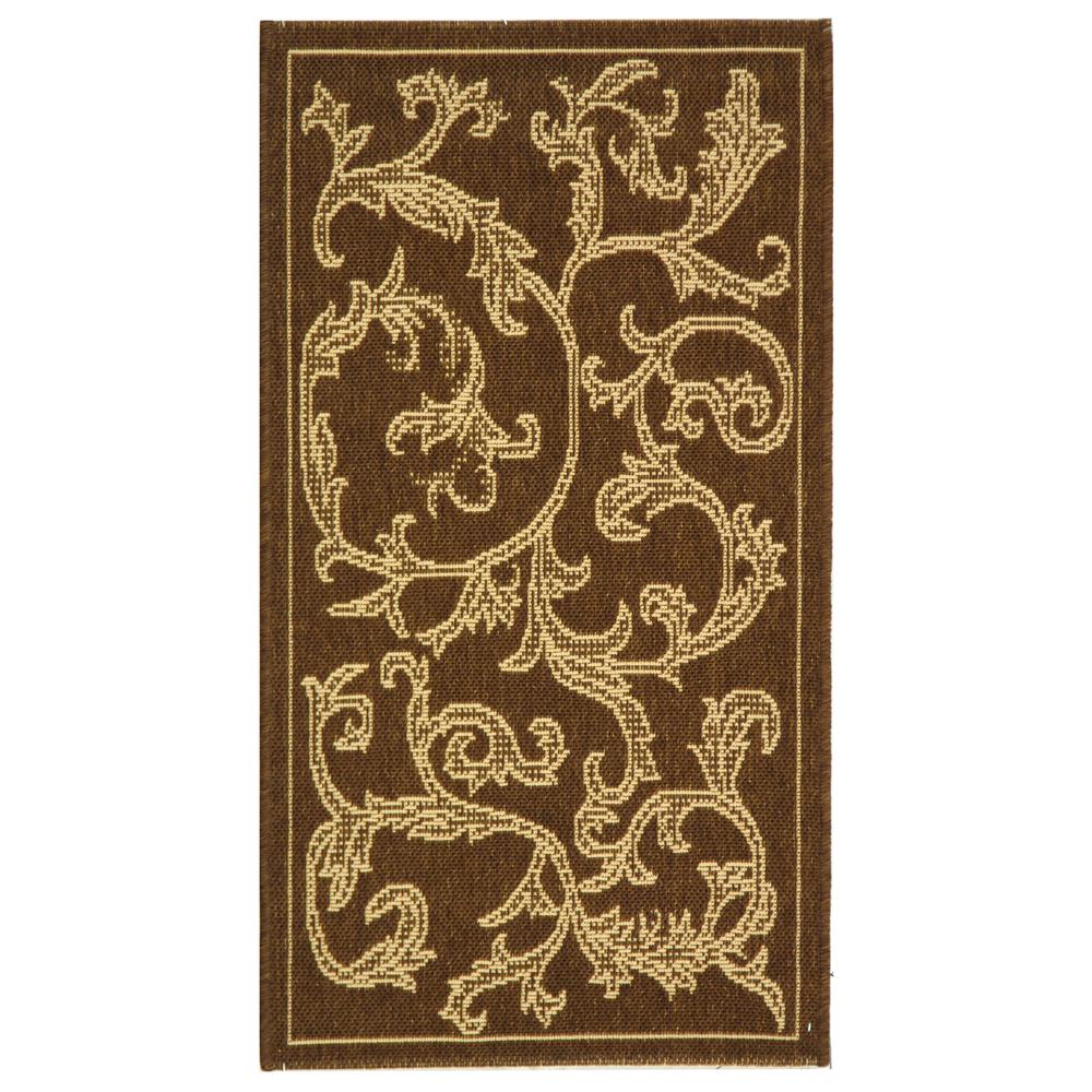 COURTYARD, BROWN / NATURAL, 2' X 3'-7", Area Rug, CY2653-3009-2. Picture 7