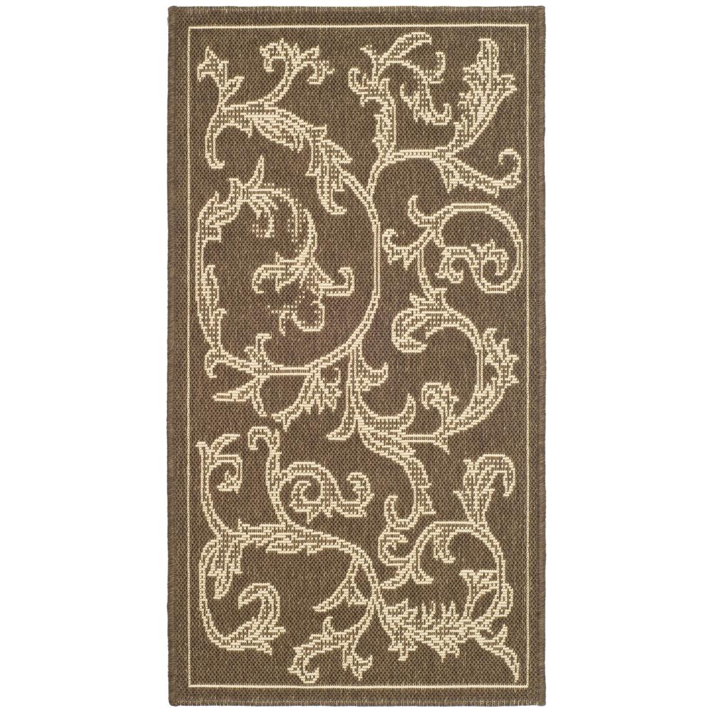COURTYARD, BROWN / NATURAL, 2' X 3'-7", Area Rug, CY2653-3009-2. Picture 2