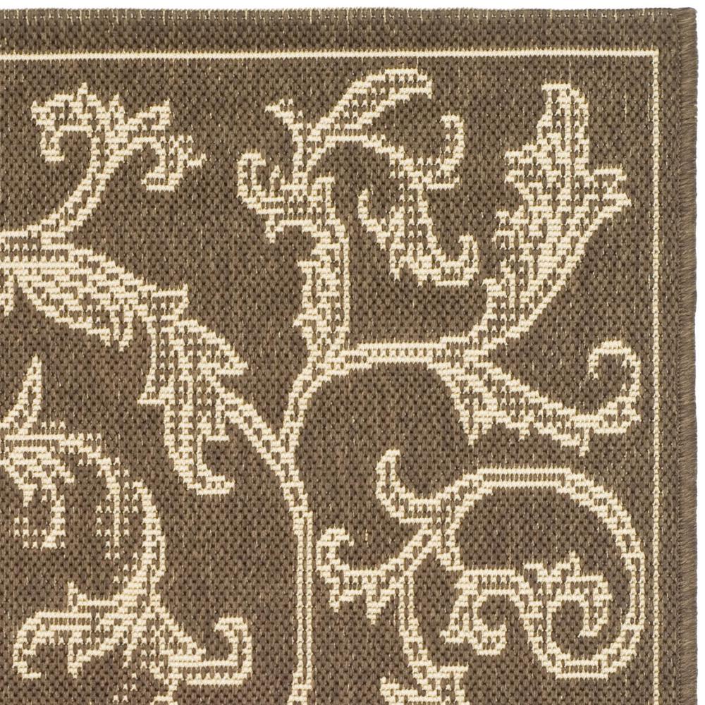 COURTYARD, BROWN / NATURAL, 2' X 3'-7", Area Rug, CY2653-3009-2. Picture 4