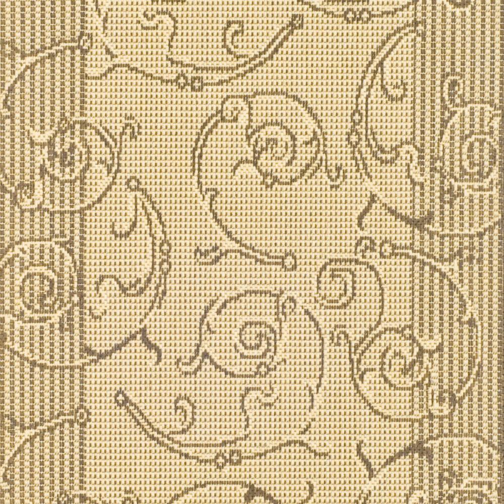 COURTYARD, NATURAL / BROWN, 2'-3" X 6'-7", Area Rug, CY2665-3001-27. Picture 2