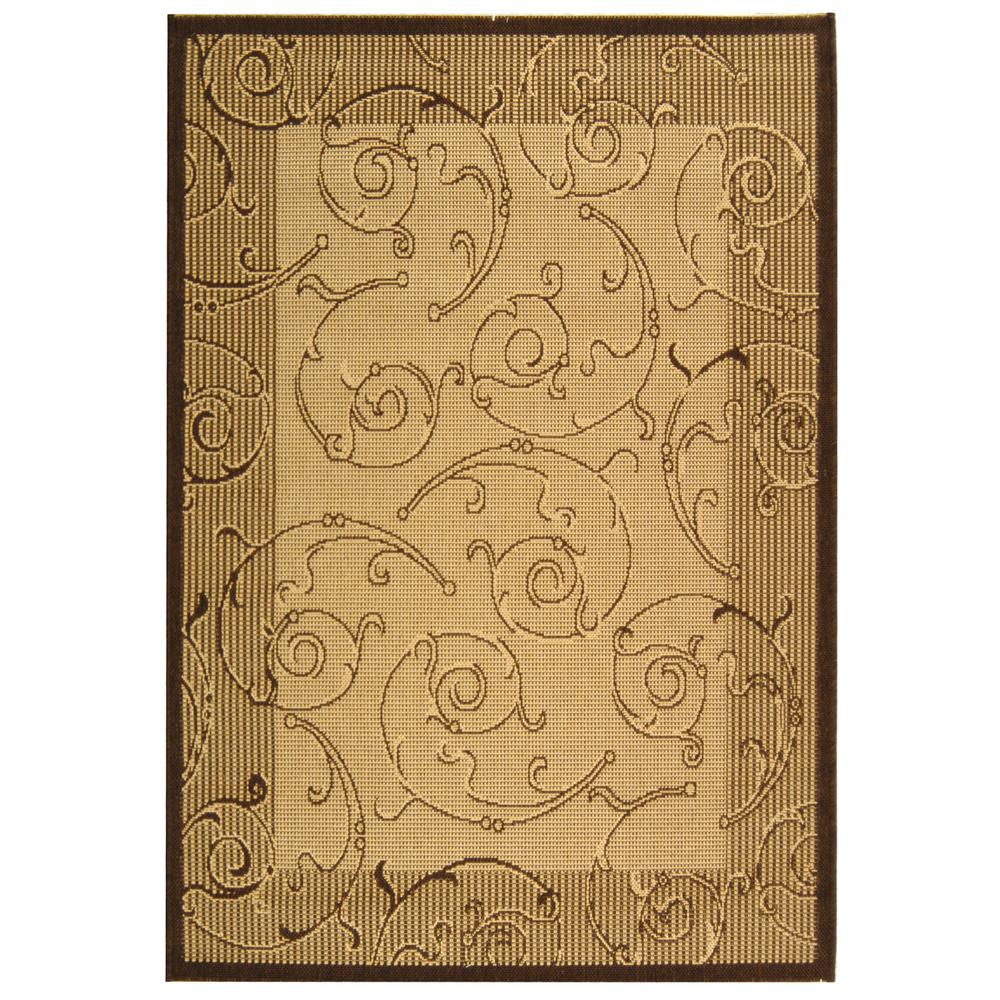 COURTYARD, NATURAL / BROWN, 4' X 5'-7", Area Rug, CY2665-3001-4. Picture 1