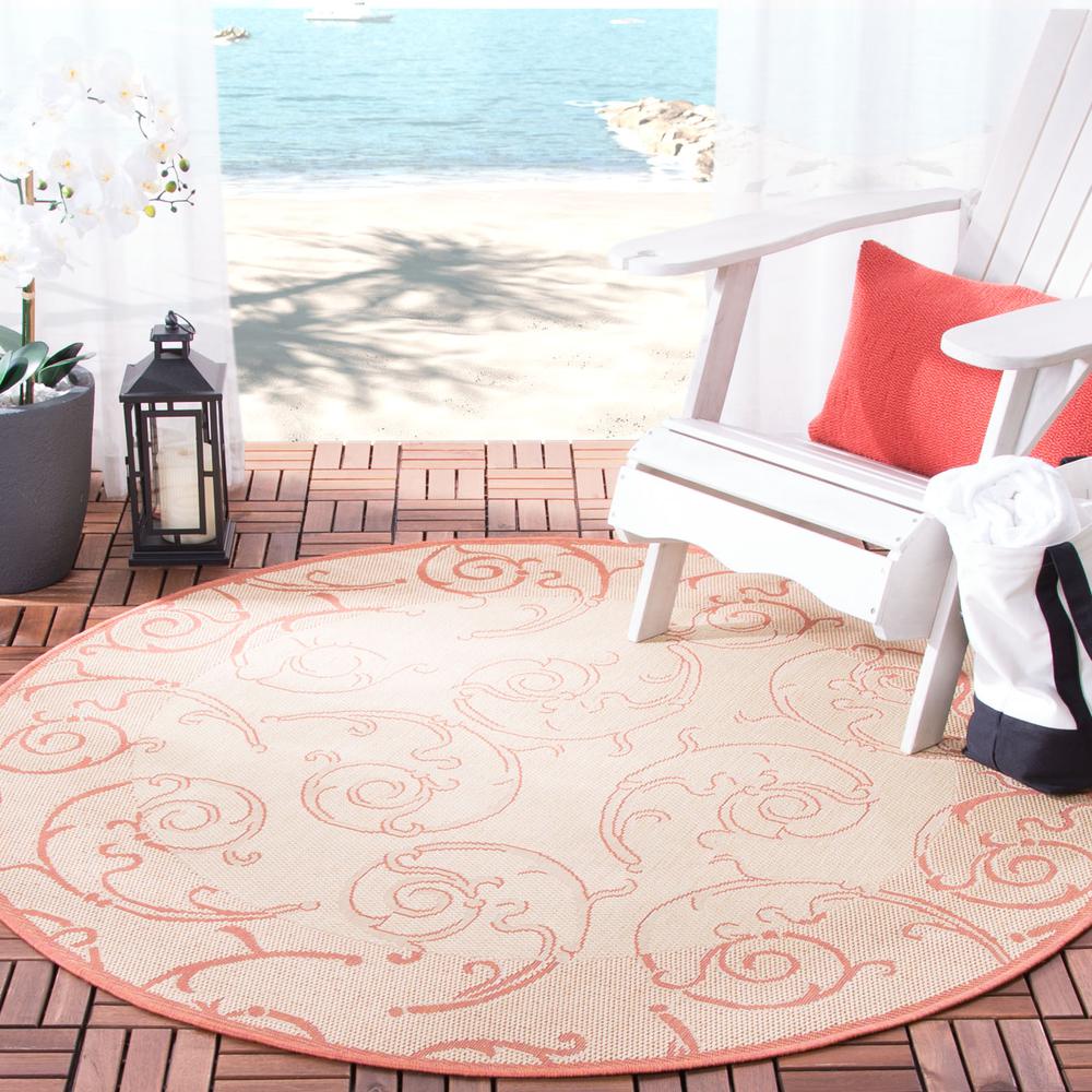 COURTYARD, NATURAL / TERRA, 5'-3" X 7'-7", Area Rug, CY2665-3201-5. Picture 1