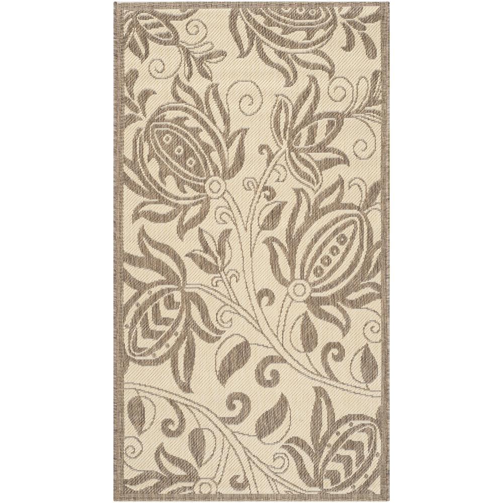 COURTYARD, NATURAL / BROWN, 2'-7" X 5', Area Rug, CY2961-3001-3. Picture 1