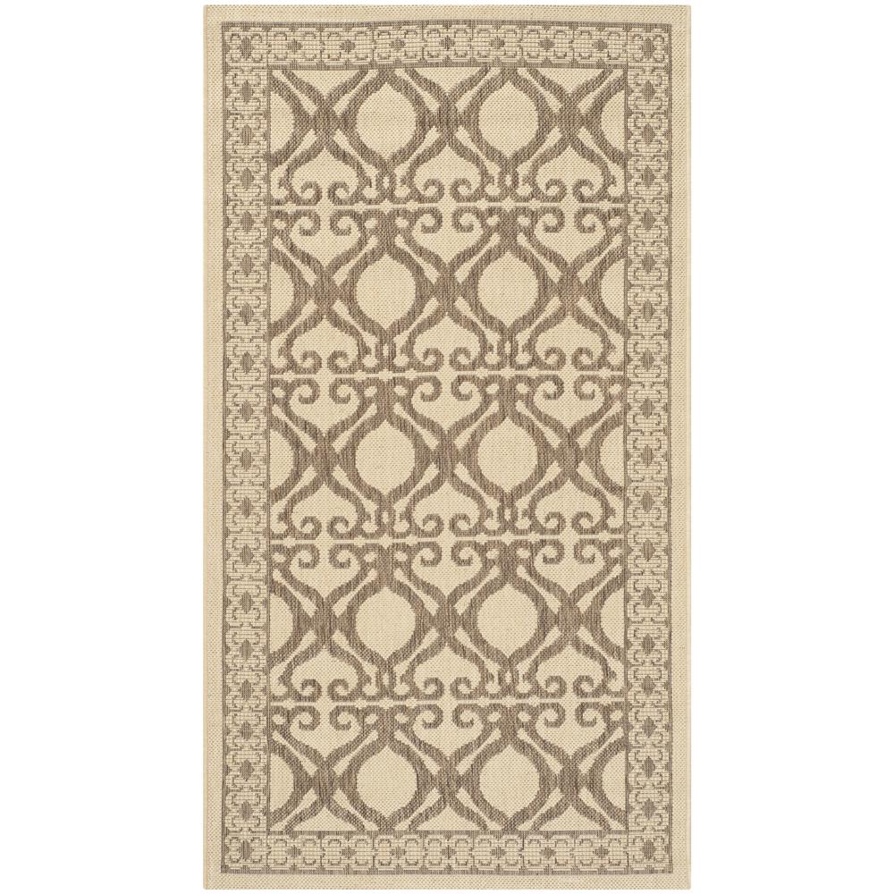 COURTYARD, NATURAL / BROWN, 2'-7" X 5', Area Rug, CY3040-3001-3. Picture 1