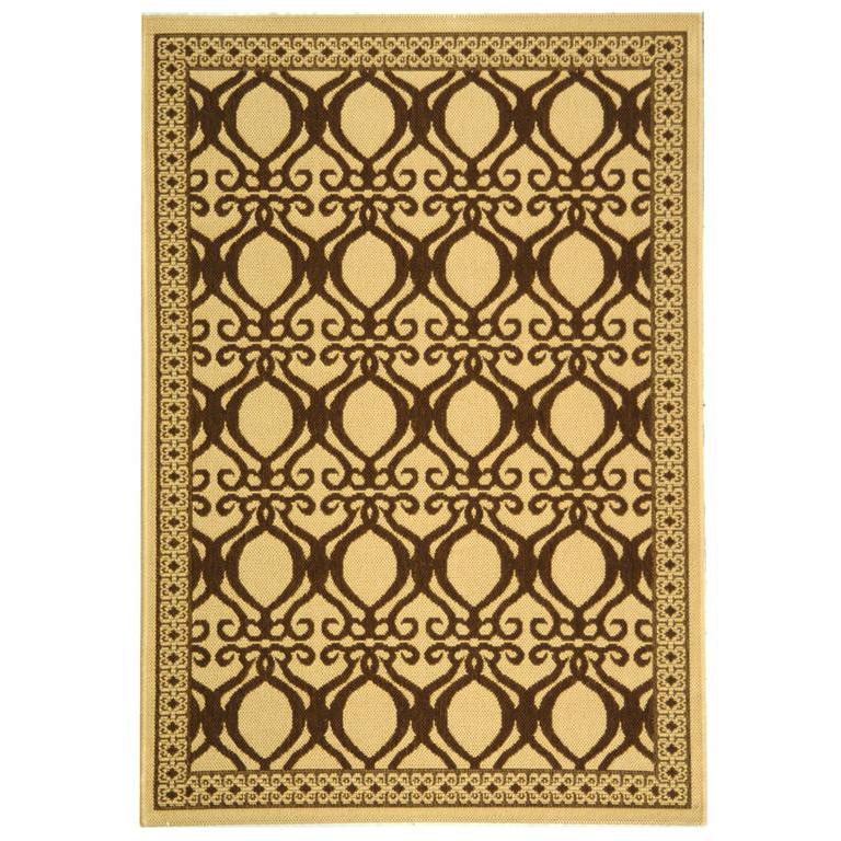 COURTYARD, NATURAL / BROWN, 4' X 5'-7", Area Rug, CY3040-3001-4. Picture 1