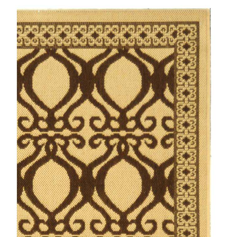 COURTYARD, NATURAL / BROWN, 4' X 5'-7", Area Rug, CY3040-3001-4. Picture 2