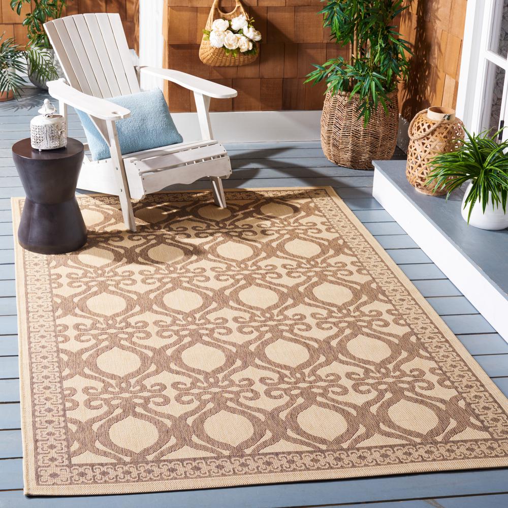 COURTYARD, NATURAL / BROWN, 5'-3" X 7'-7", Area Rug, CY3040-3001-5. Picture 8