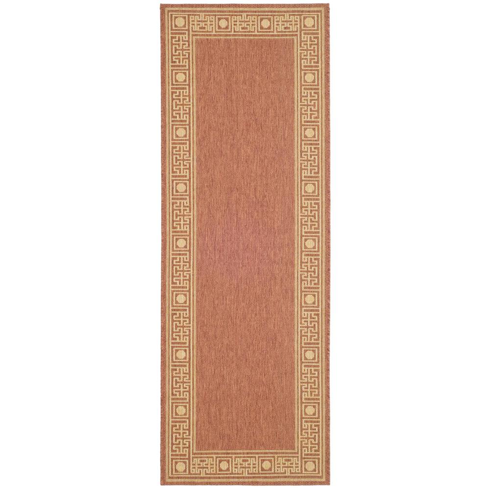 COURTYARD, RUST / SAND, 2'-3" X 6'-7", Area Rug, CY5143A-27. Picture 1