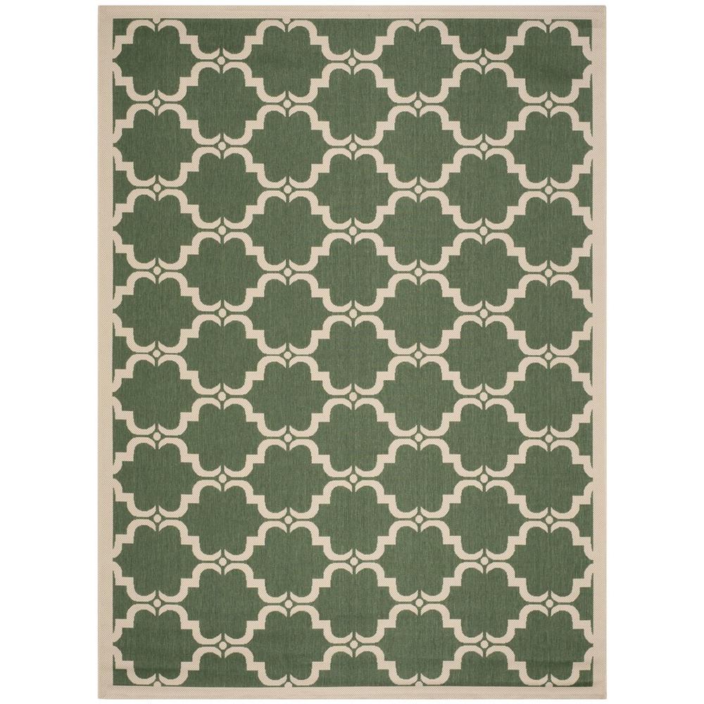 COURTYARD, DARK GREEN / BEIGE, 8' X 11', Area Rug, CY6009-332-8. The main picture.