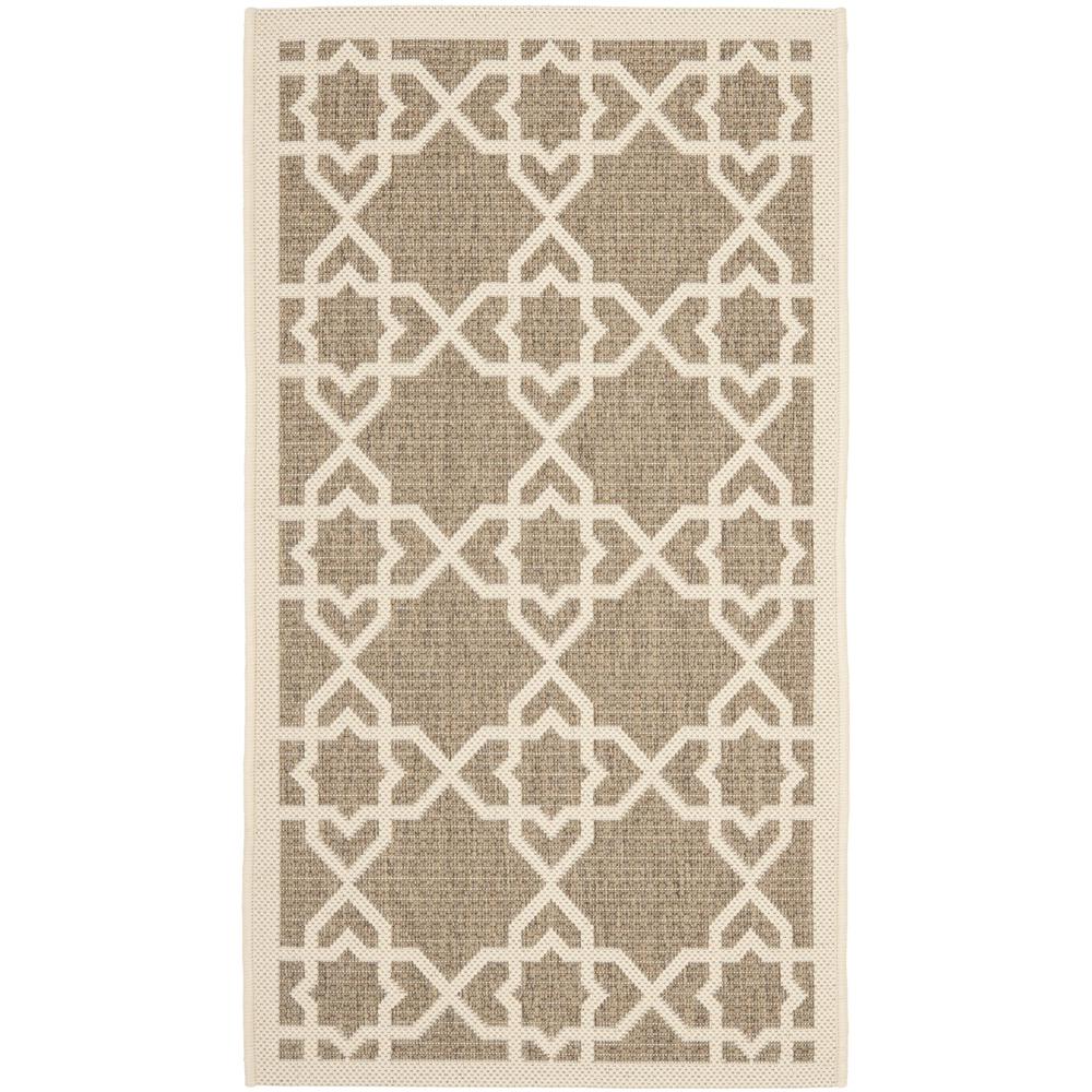 COURTYARD, BROWN / BEIGE, 2' X 3'-7", Area Rug, CY6032-242-2. Picture 1