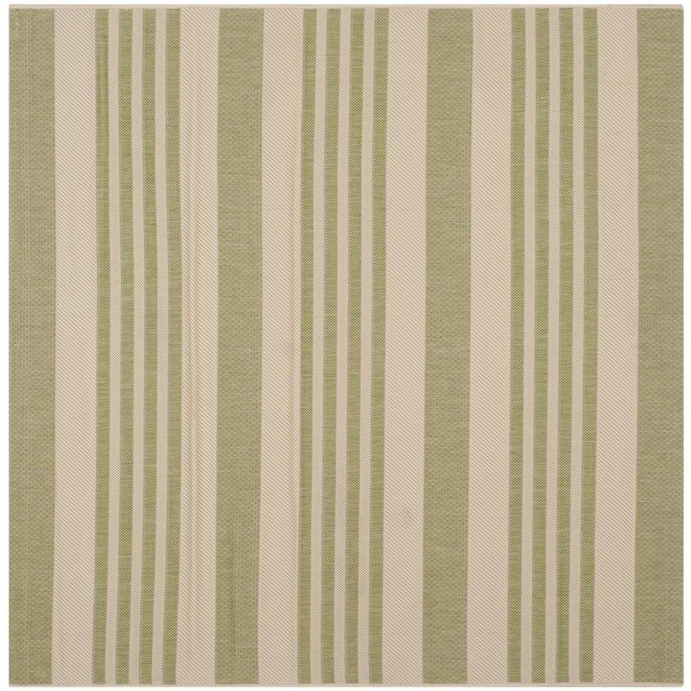 COURTYARD, BEIGE / SWEET PEA, 5'-3" X 5'-3" Square, Area Rug. Picture 1