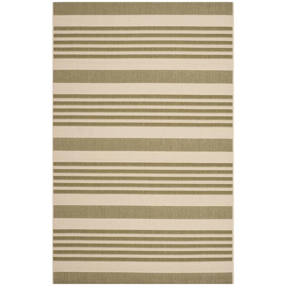 COURTYARD, GREEN / BEIGE, 4' X 5'-7", Area Rug, CY6062-244-4. Picture 1