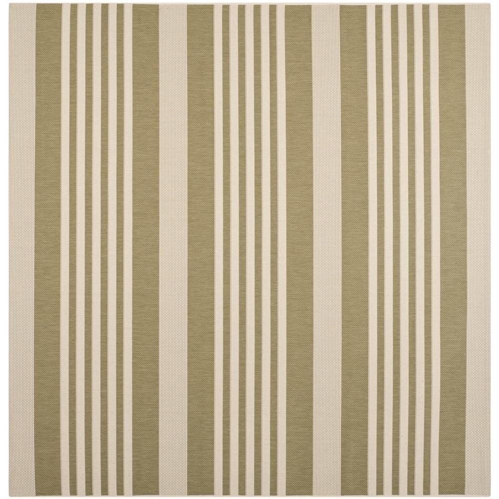 COURTYARD, GREEN / BEIGE, 7'-10" X 7'-10" Square, Area Rug, CY6062-244-8SQ. Picture 1