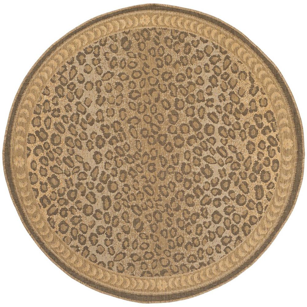 COURTYARD, NATURAL / GOLD, 5'-3" X 5'-3" Round, Area Rug, CY6100-39-5R. The main picture.