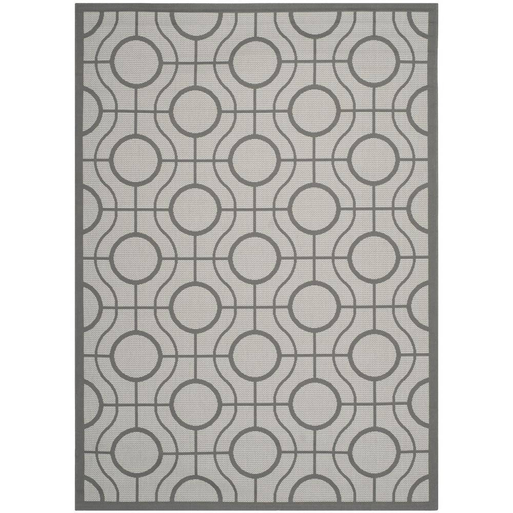 COURTYARD, LIGHT GREY / ANTHRACITE, 6'-7" X 9'-6", Area Rug, CY6115-78-6. Picture 1