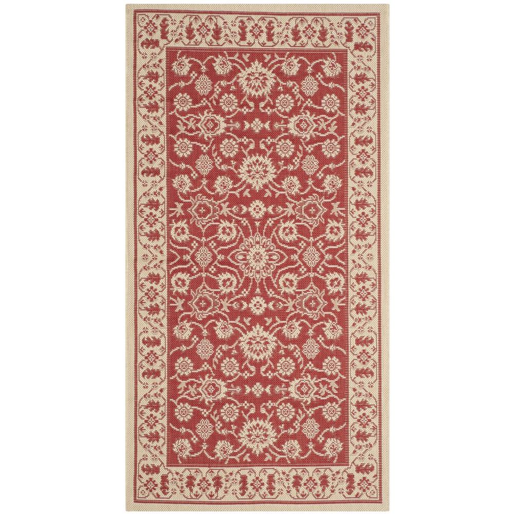 COURTYARD, RED / CREME, 2'-7" X 5', Area Rug, CY6126-28-3. Picture 1