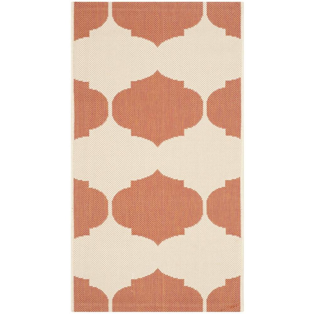 COURTYARD, BEIGE / TERRACOTTA, 2' X 3'-7", Area Rug, CY6162-231-2. Picture 1