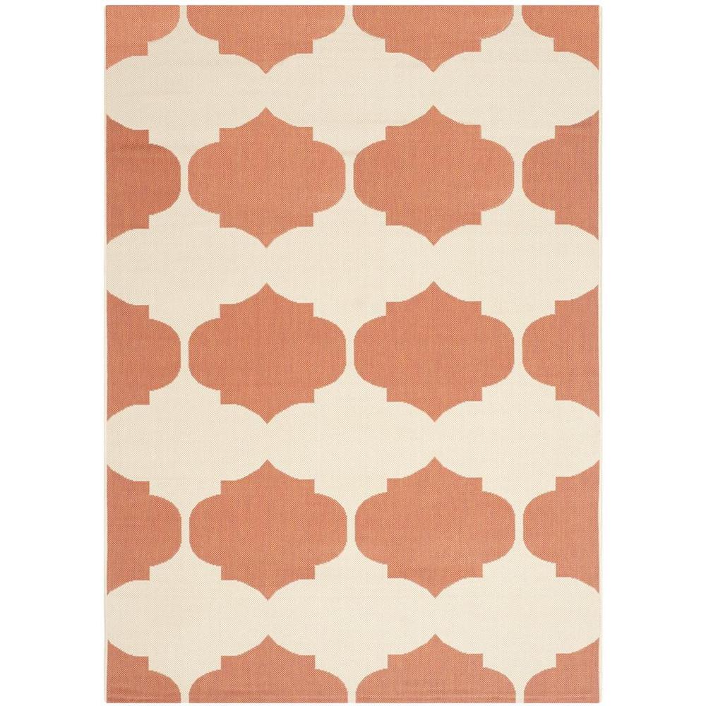 COURTYARD, BEIGE / TERRACOTTA, 5'-3" X 7'-7", Area Rug, CY6162-231-5. Picture 1