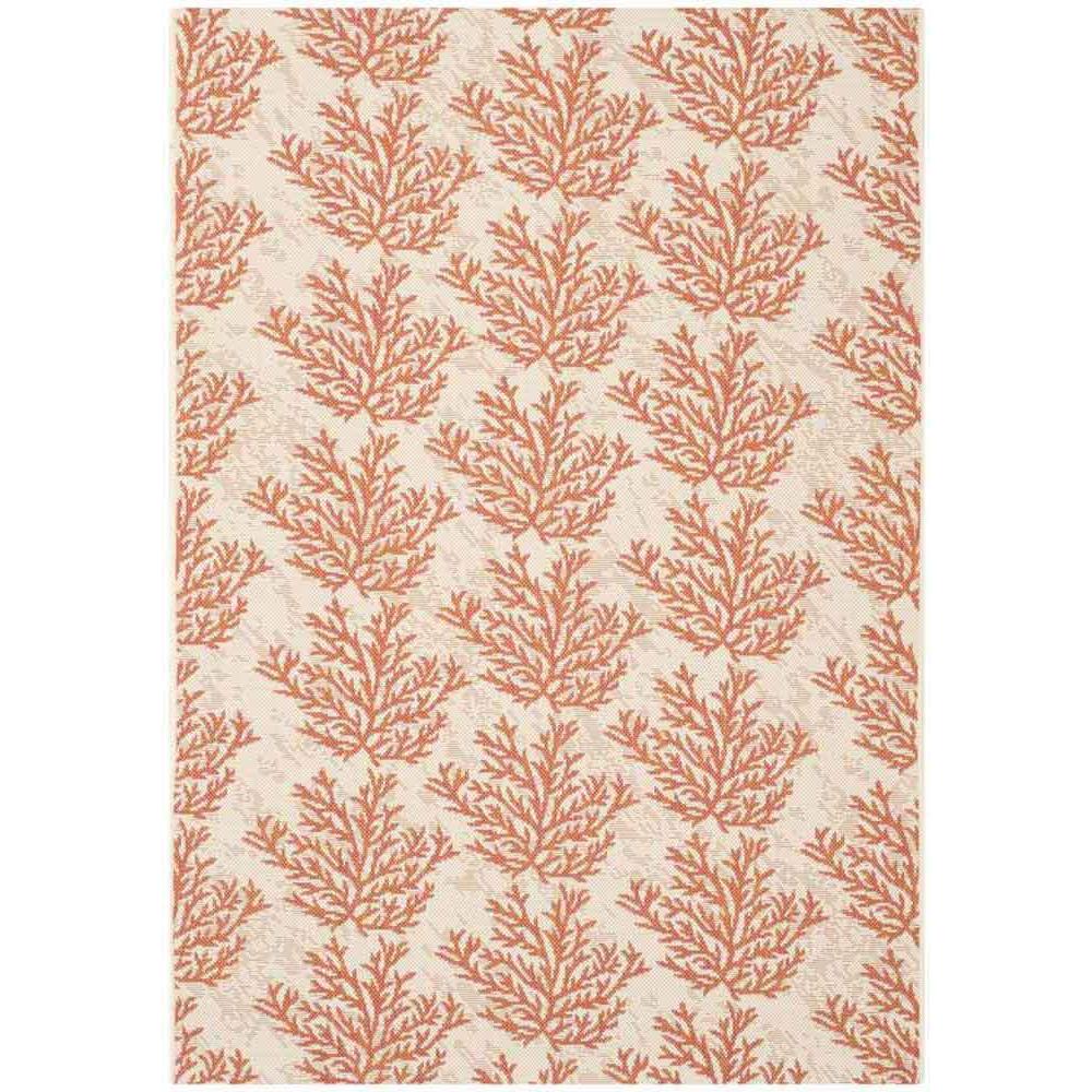 COURTYARD, BEIGE / TERRACOTTA, 4' X 5'-7", Area Rug, CY6210-231-4. Picture 1