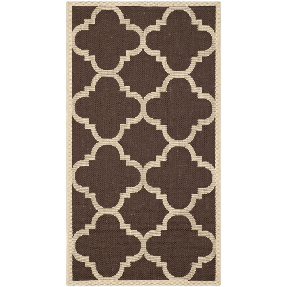 COURTYARD, DARK BROWN, 2' X 3'-7", Area Rug, CY6243-204-2. Picture 1
