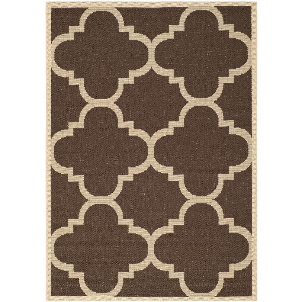 COURTYARD, DARK BROWN, 4' X 5'-7", Area Rug, CY6243-204-4. Picture 1