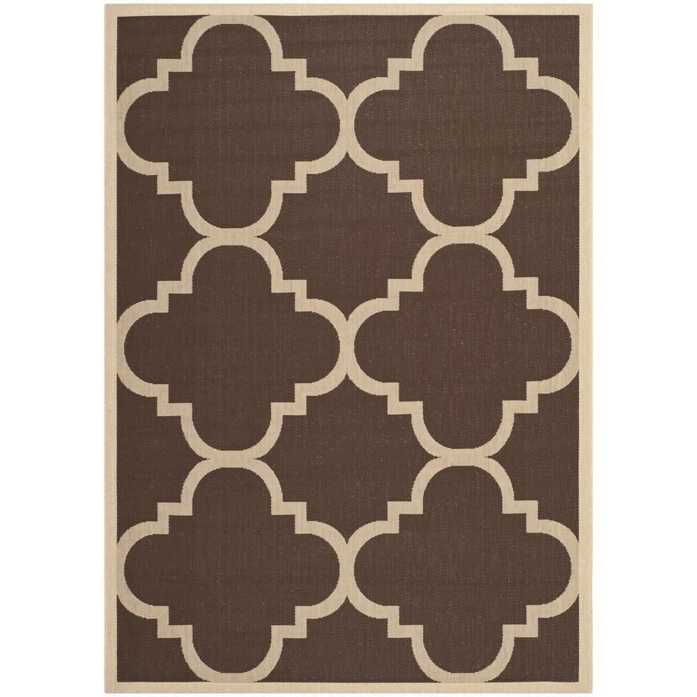 COURTYARD, DARK BROWN, 5'-3" X 7'-7", Area Rug, CY6243-204-5. Picture 1