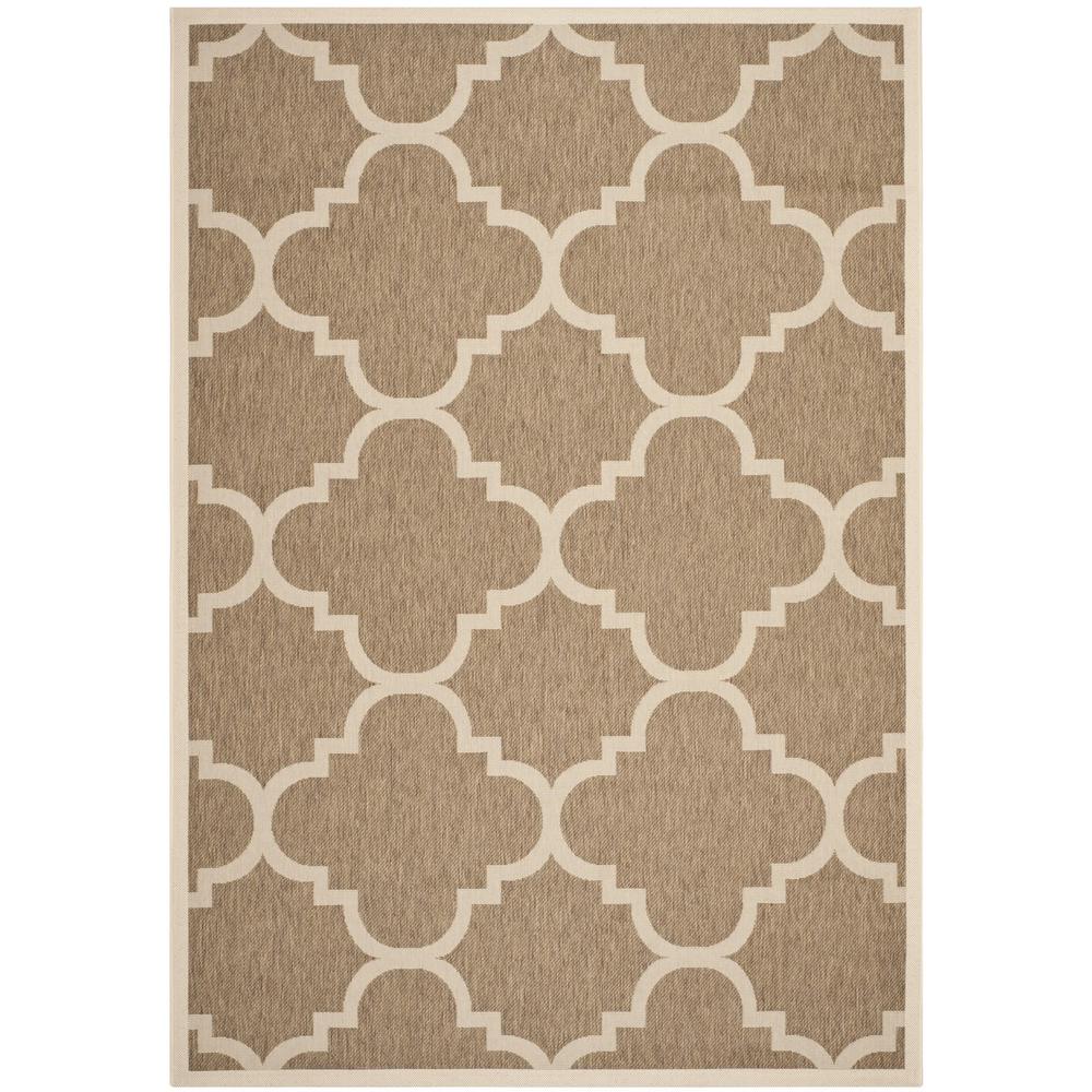 COURTYARD, BROWN, 6'-7" X 9'-6", Area Rug. Picture 1