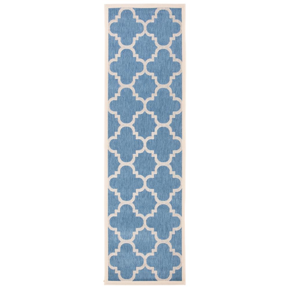 COURTYARD, BLUE / BEIGE, 2' X 3'-7", Area Rug, CY6243-243-2. Picture 1