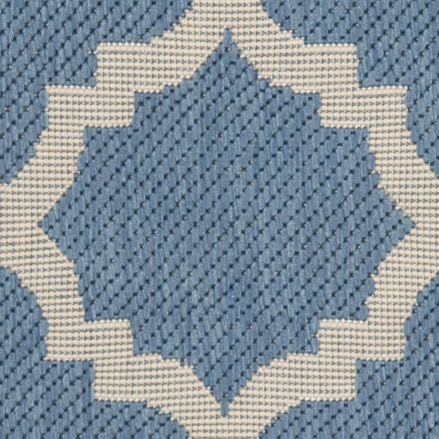 COURTYARD, BLUE / BEIGE, 2' X 3'-7", Area Rug, CY6243-243-2. Picture 2