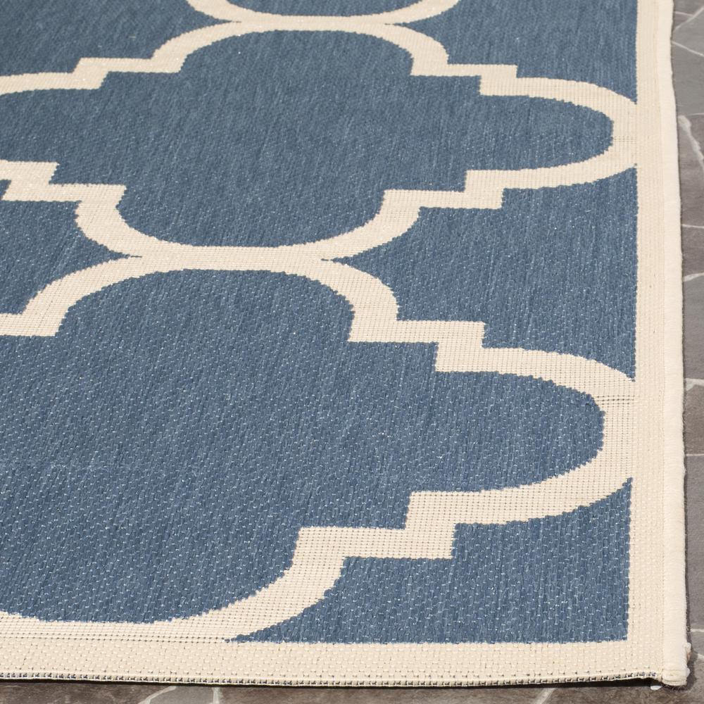 COURTYARD, BLUE / BEIGE, 4' X 5'-7", Area Rug, CY6243-243-4. Picture 2