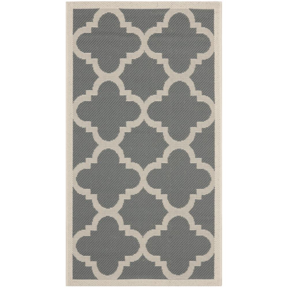 COURTYARD, GREY / BEIGE, 2' X 3'-7", Area Rug, CY6243-246-2. Picture 1