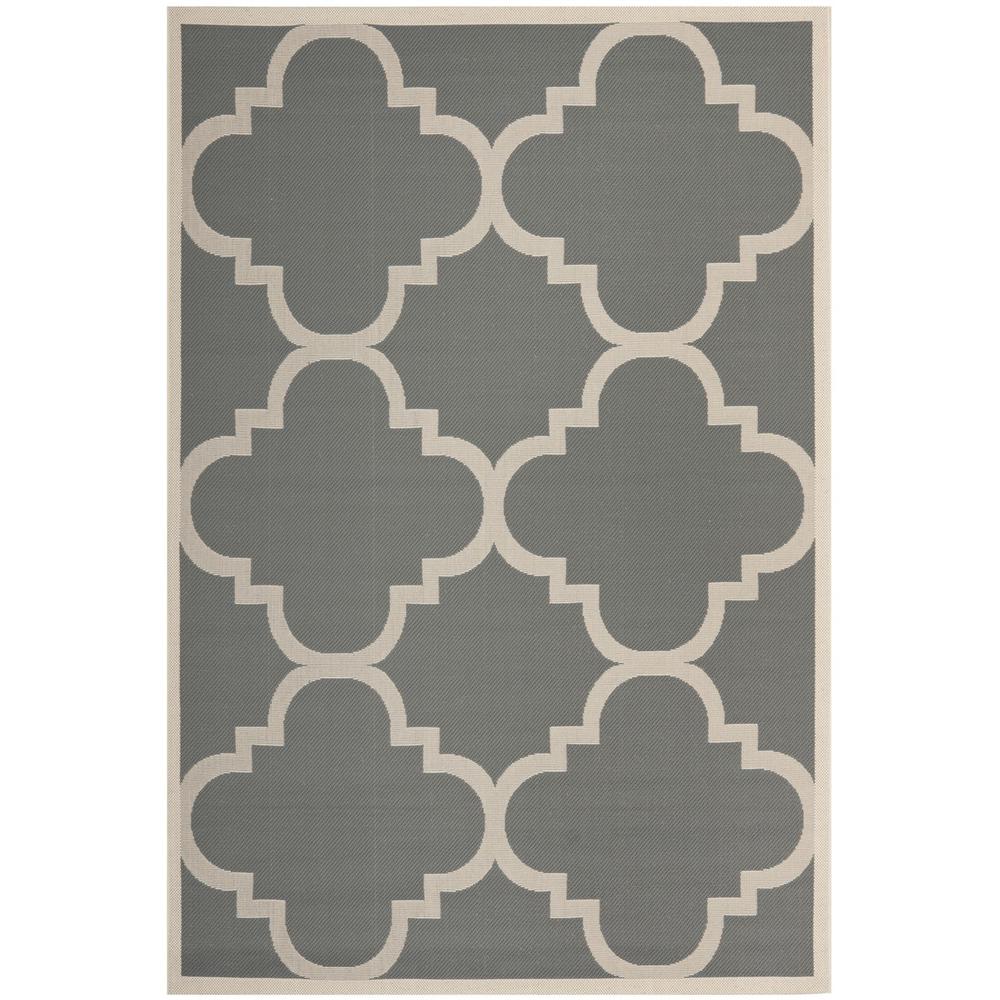 COURTYARD, GREY / BEIGE, 5'-3" X 7'-7", Area Rug, CY6243-246-5. Picture 1