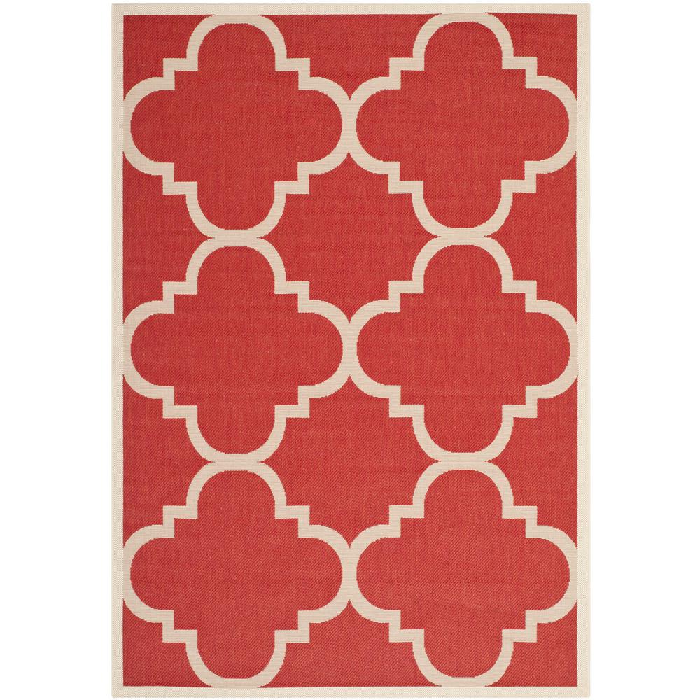 COURTYARD, RED, 4' X 5'-7", Area Rug, CY6243-248-4. Picture 1